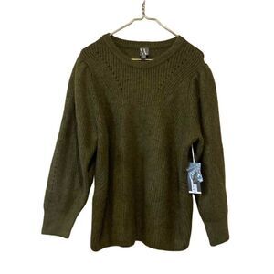 NWT Worthington Olive Green Battalion Sweater 3X Plus